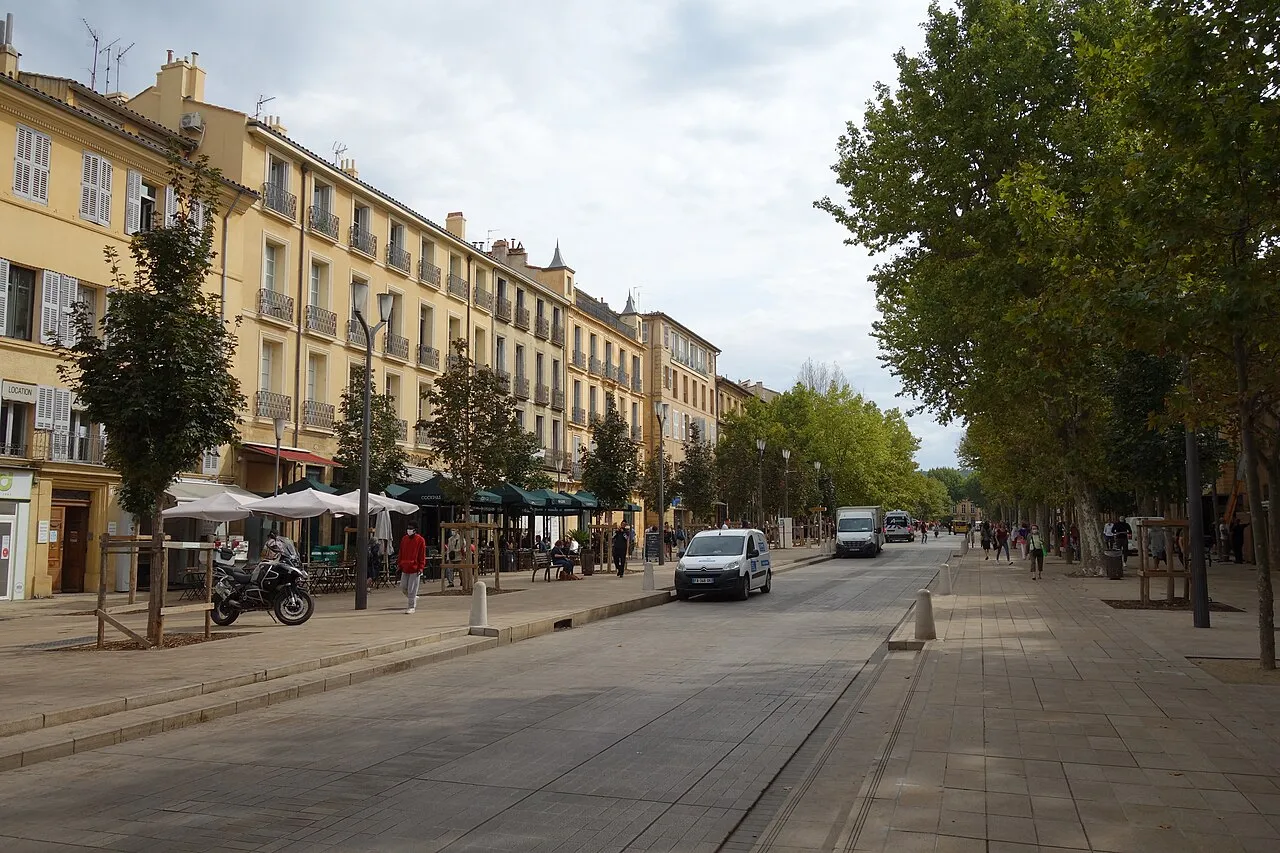 Vue de Aix-en-Provence en Provence