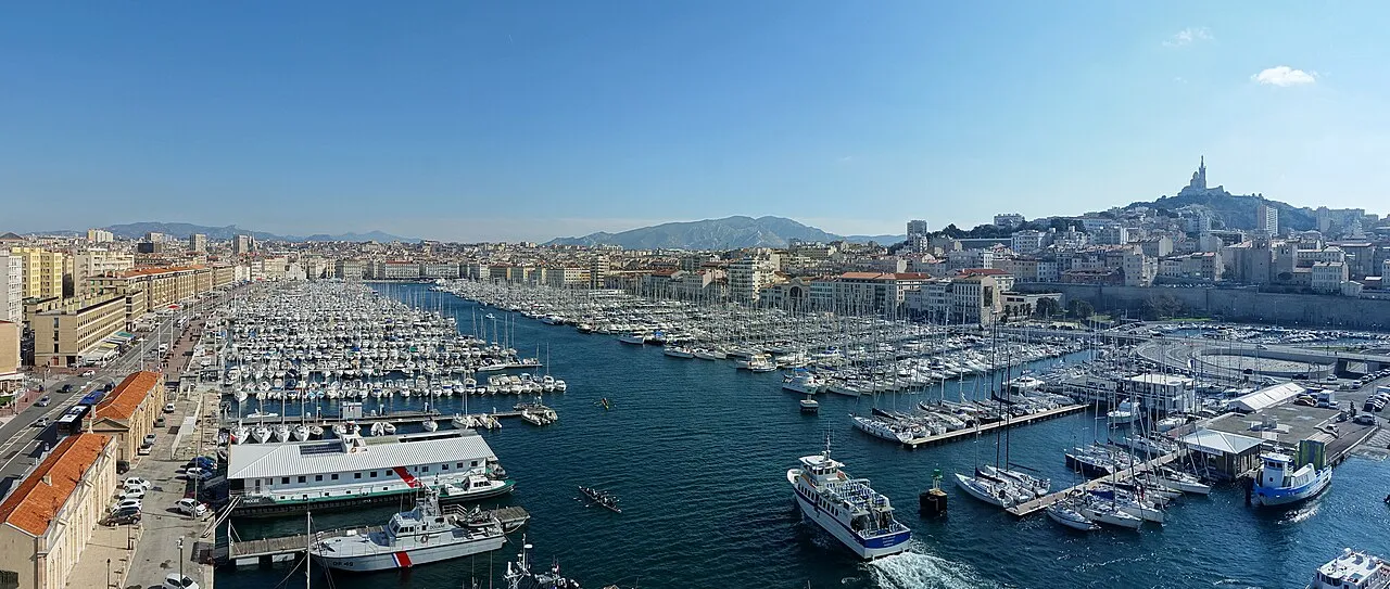 Vue de Marseille en Provence
